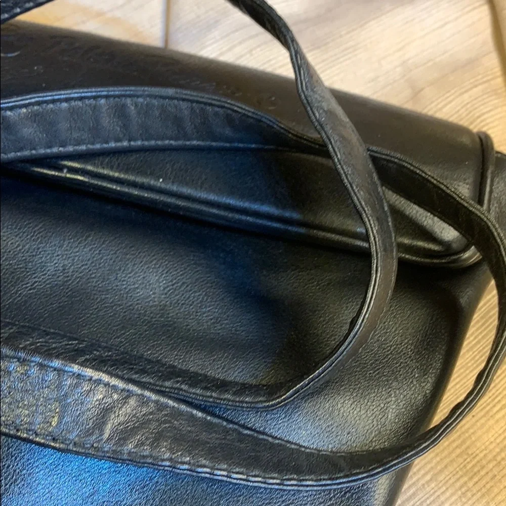 Paloma Picasso Made in Italy leather EVC rare bag